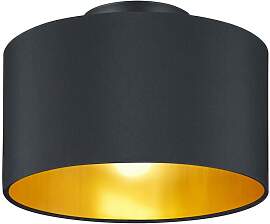 Deckenleuchte Hostel in Schwarz/Gold max. 40 Watt