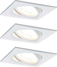 Deckenleuchte Nova in Weiß/Alufarben max. 6,5 W