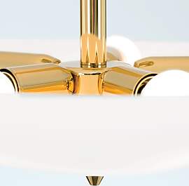 Deckenleuchte OPALDESIGN, Gold-matt