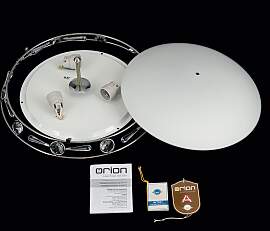 Deckenleuchte OPALDESIGN, Satin, mit opal mattem