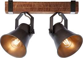 Deckenleuchte Plow in Schwarz max. 10 Watt