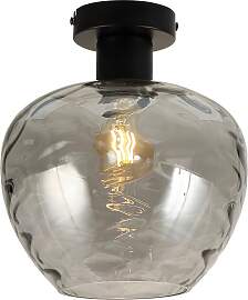 Deckenleuchte Ruz in Schwarz max. 25 Watt