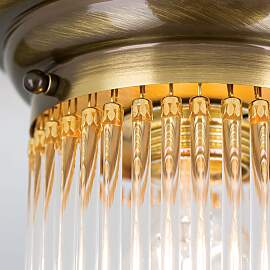 Deckenleuchte STÄBCHENSERIE, Patina, 18cm