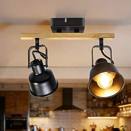 Deckenstrahler 2 Flammig, Schwenkbar 350°,