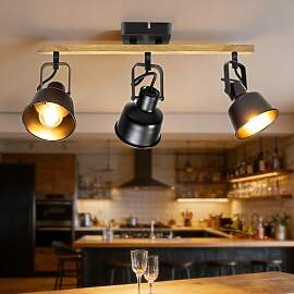 Deckenstrahler 3 Flammig, Schwenkbar 350°,