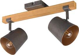 Deckenstrahler Bell in Nickelfarben max. 25 Watt