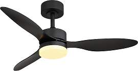 Deckenventilator Heyla Opal/Schwarz