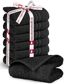 DecoHomeTextil Handtuch-Set 6 Gästetücher 30 x