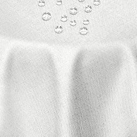 DecoHomeTextil Leinen Optik Tischdecke, Oval 135 x 