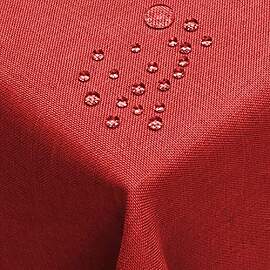 DecoHomeTextil Leinen Optik Tischdecke, Rechteckig 
