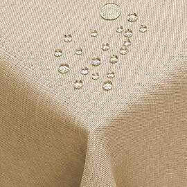 DecoHomeTextil Leinen Optik Tischdecke, Rechteckig 