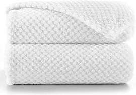 DecoKing RESTILO Kuscheldecke 220x240 cm weiß