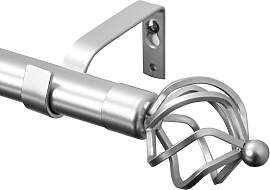 Deconovo 1 Stück Gardinenstange aus Metall