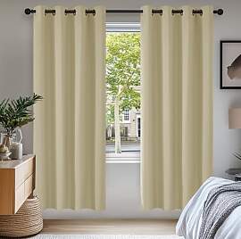 Deconovo Gardinen Blickdicht Vorhang Schlafzimmer