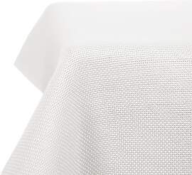 Deconovo Leinenoptik Tischdecke Outdoor Wetterfest 