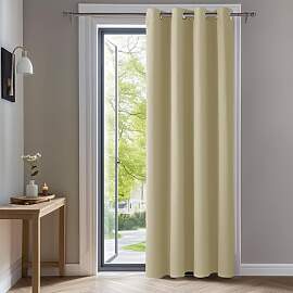 Deconovo Verdunkelungsvorhang Gardine Wohnzimmer