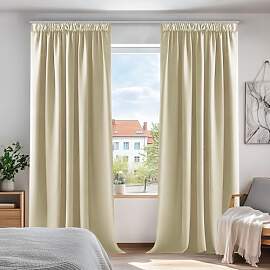 Deconovo Verdunkelungsvorhang Vorhänge mit