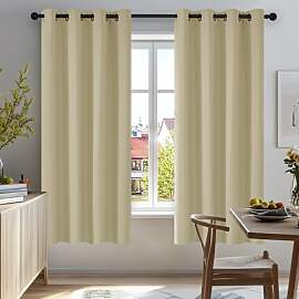 Deconovo Vorhang Blickdicht mit Kälteschutz