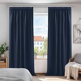 Deconovo Vorhang Blickdichte Thermo Gardine