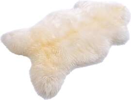 Decorating Sheepskins Lammfell Echt Weiß 140-150
