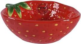 Decoris Keramik Schüssel Erdbeere 15x5cm -
