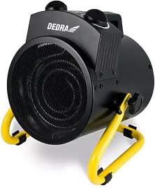 DEDRA Elektrischer Heizlüfter 5 kW, 400 V, rund,