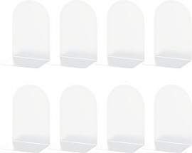 Deefongo 8 Stück Buchstütze,Buchstützen Metall