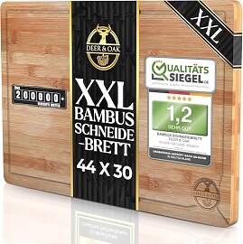 Deer & Oak Schneidebrett Holz – XXL