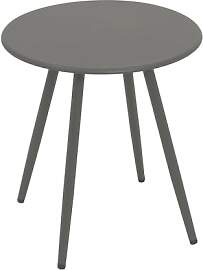 DEGAMO Beistelltisch Gartentisch Denver 45cm rund, 
