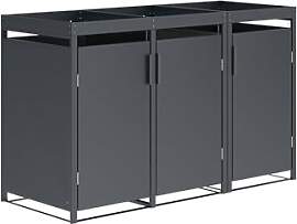 DEGAMO Mülltonnenbox 3-er Mülltonnenhaus ULM
