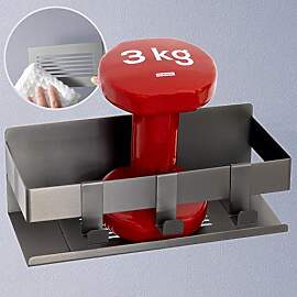DEKAZIA® Duschablage ohne Bohren Grau –