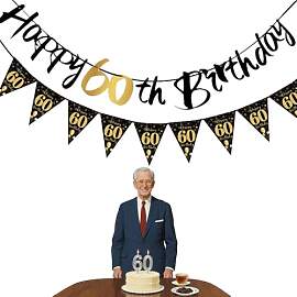 Deko 60. Geburtstag Männer Frauen,60 Geburtstag
