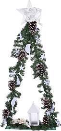 Dekobaum, weiß, B:20cm H:127cm, Kunststoff,