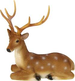 Dekofigur I.GE.A. "Hirsch", braun,