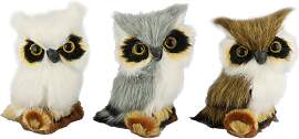 Dekofigur I.GE.A. "Tierfigur mini Eule 3er