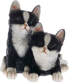 Dekofigur "Katzenkinder", schwarz