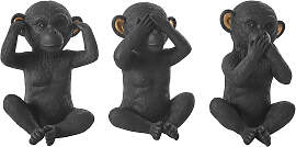 Dekofigur OTTO HOME "Affen", schwarz,