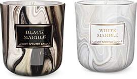 Dekohelden24 Duftkerze/Windlicht/Kerze im Glas - 2 