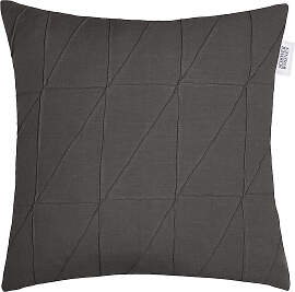 Dekokissen "Across", grau (anthrazit,