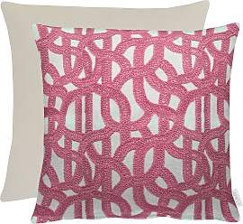 Dekokissen APELT "Rafia", pink (pink,