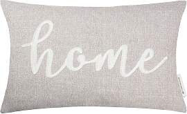Dekokissen "Home", beige (beige,