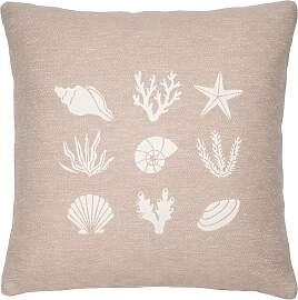 Dekokissen PAD "CORALS", beige, B:45cm
