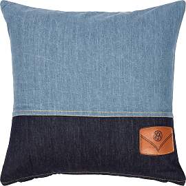 Dekokissen PAD "JEANS", blau, B:45cm