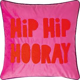 Dekokissen PAD "LETTERS", hot pink,