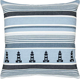 Dekokissen PAD "MARINA", blau (light