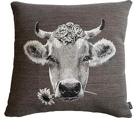 Dekokissen PAD "MOO", grau, B:45cm