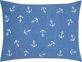 Dekokissen PAD "PIMP", steel blau,