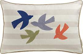 Dekokissen TOM TAILOR HOME "Birds", lila 