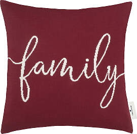 Dekokissen TOM TAILOR HOME "Family", rot 