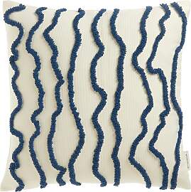 Dekokissen TOM TAILOR HOME "Wavy", blau